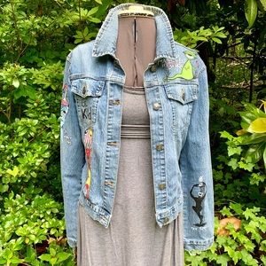 SOLD “I’m different” custom denim by chaosxanarchy